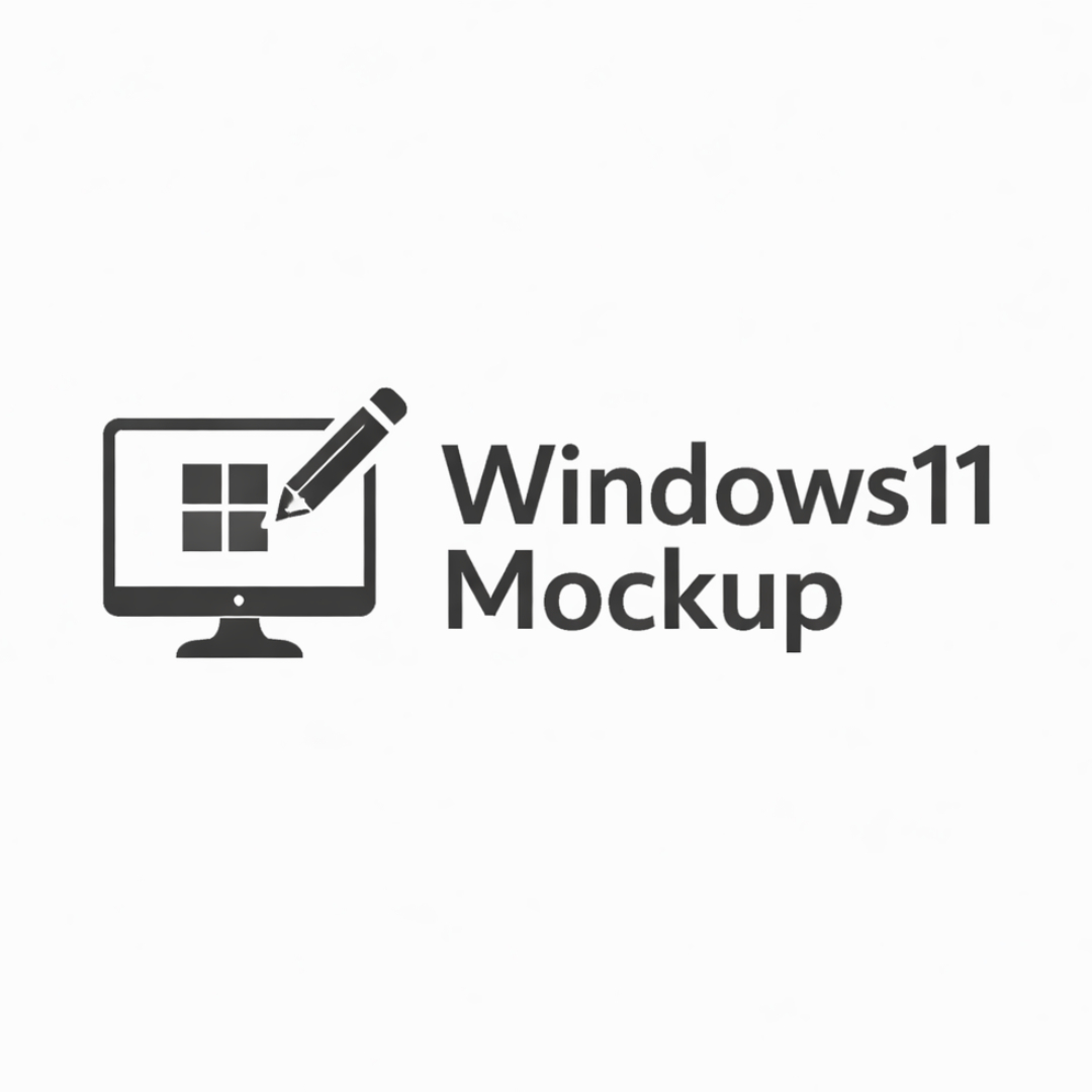 windows 11 mockup